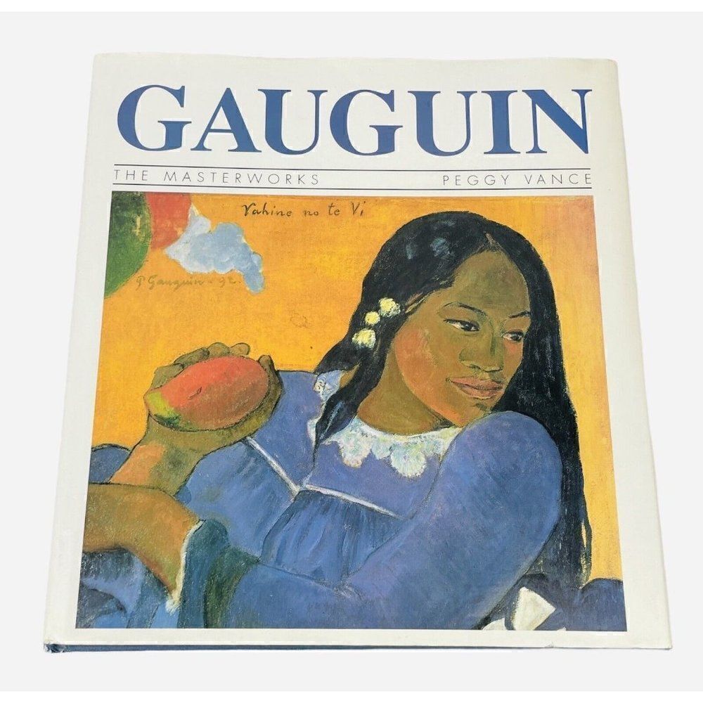Vintage 1991 Gauguin by Peggy Vance HC DJ Art Artist 48 Color Plates Illustrated